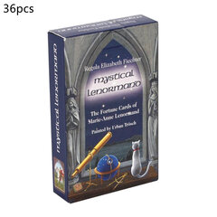 Mystinen Lenormand-78 korttipakka Thelema Tarot Englanninkielinen Oracle Pelikortti Perhejuhlalautapeli hinta ja tiedot | Lautapelit ja älypelit | hobbyhall.fi