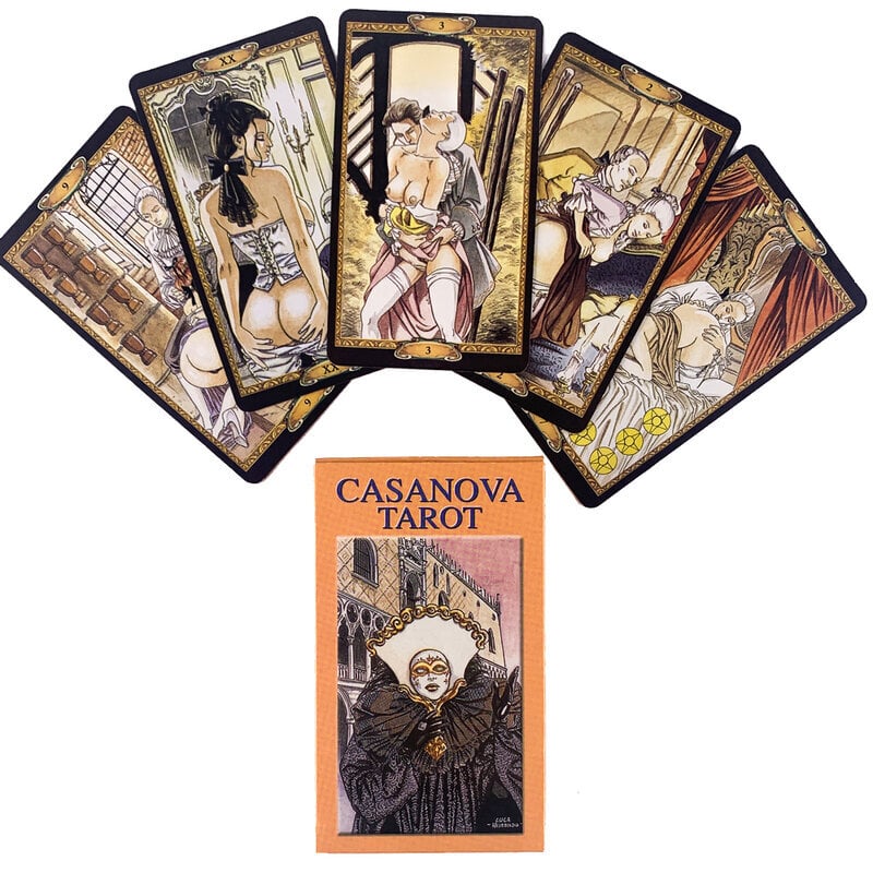 Casanova Tarot-Osho Zen Tarot Kortit Kansi Oracle Juhlapöytä Lautapelit Laadukkaat noitaalttaritarvikkeet Profetiakortit Oppaalla E-kirja 18 hinta ja tiedot | Lautapelit ja älypelit | hobbyhall.fi