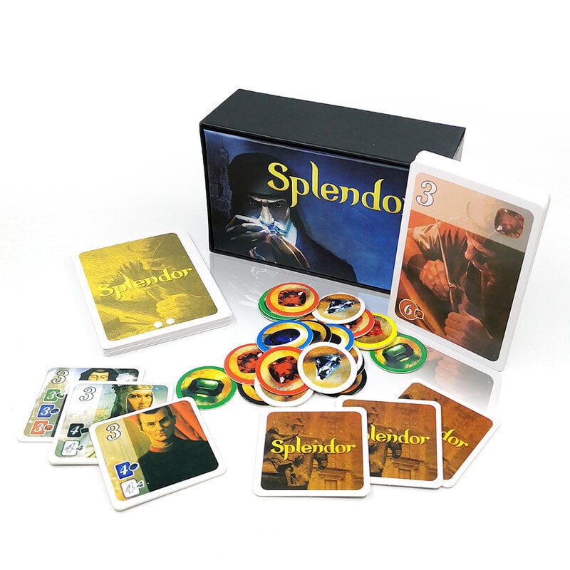 Splendor Spanish-2024 Splendor Board Game täysi englanninkielinen versio Investment & Financing Perhepelikorttipeli hinta ja tiedot | Lautapelit ja älypelit | hobbyhall.fi