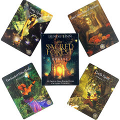 Sacred Forest-Oracle Cards vapaa-ajan juhlapöytäpeli Laadukas ennustava Tarot-pakka PDF-opaskirjalla hinta ja tiedot | Lautapelit ja älypelit | hobbyhall.fi