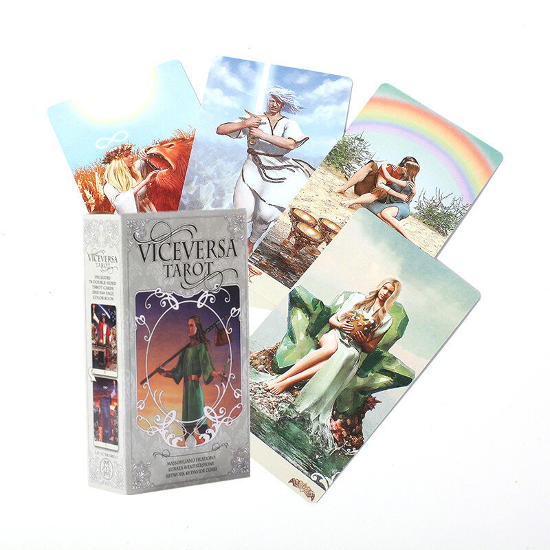 1-78 kpl Vice Versa Tarot -sarja Tarot-kortit Oracle Deck Family Party -lautapeli hinta ja tiedot | Lautapelit ja älypelit | hobbyhall.fi