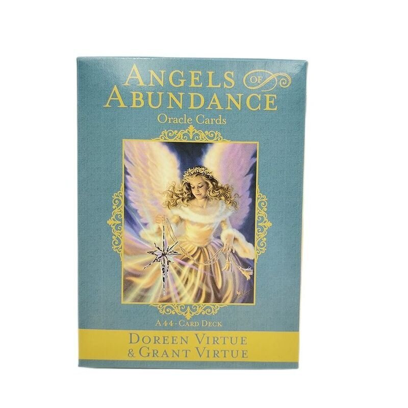 Oracle Cards-Angels of Abundance Oracle Cards Englanninkielinen versio 44 arkki Tarot-korttipakka Kohtaloennustus Pelin kulku Ystäväjuhlalautapeli hinta ja tiedot | Lautapelit ja älypelit | hobbyhall.fi