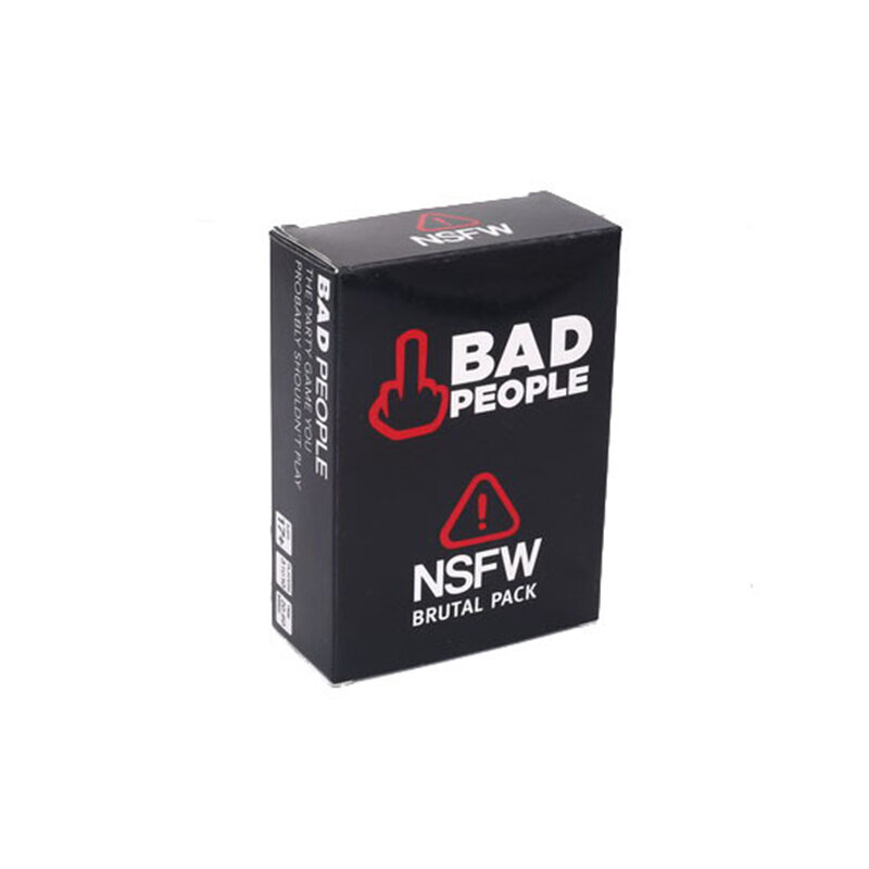 Brutal Pack - Bad People Party Game Juhlapeli, jota sinun ei luultavasti pitäisi pelata ja NSFW-laajennuspaketti hinta ja tiedot | Lautapelit ja älypelit | hobbyhall.fi