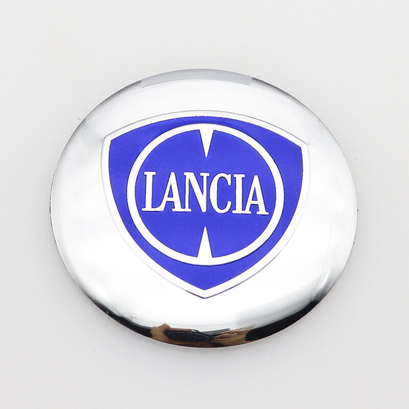 (56 mm pyörän tarra hopea LANCIA) 4 kpl 56 mm alumiinia Lancia Logo auton pyörän keskinapa tarra vanteen korjausmerkki Kannet Creative Decoration tunnus Autotarvikkeet hinta ja tiedot | Lisätarvikkeet autoiluun | hobbyhall.fi