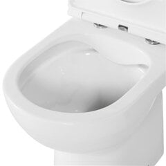 Kompakti wc GoodHome Cavally reunaton 3/6 l pesualtaalla ja pehmeästi sulkeutuvalla istuimella, hana hinta ja tiedot | WC-istuimet | hobbyhall.fi