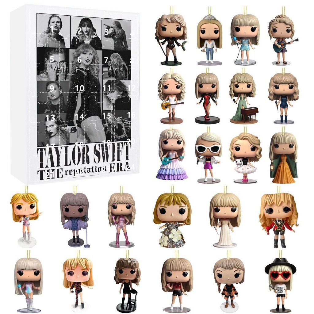 Joulun adventtikalenteri Joulun Taylor Swift Blind Box Joululahja Joulukalenteri W hinta ja tiedot | Joulukoristeet | hobbyhall.fi