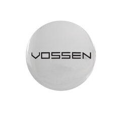 (65MMSILVER KOLME) 4kpl/eräVossen Precision Series auton pyörän keskinapakorkki tarra auton tunnuksen tunnus tarra hinta ja tiedot | Lisätarvikkeet autoiluun | hobbyhall.fi