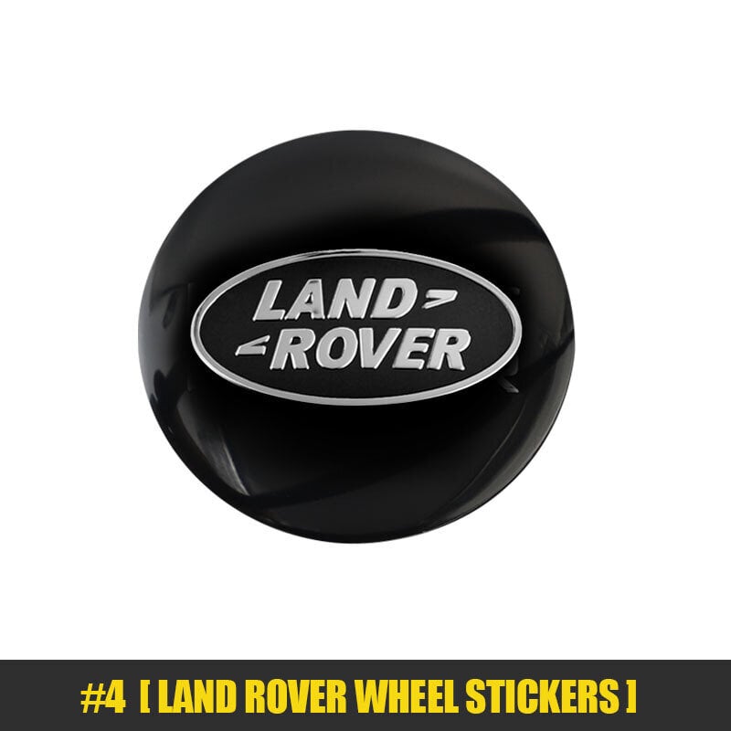 (Black Land Rover)4kpl Auto Styling Wheel Center Napakorkki Tarra 56mm Kansi Autotarvikkeet Land Rover Freelander 2 L2 LF Discovery 3 4 Range hinta ja tiedot | Lisätarvikkeet autoiluun | hobbyhall.fi