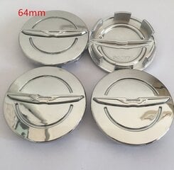 (64 mm hopea korkki) 4 kplChrysler 300c auton pyörän keskisuojus napakorkki Hartsi merkin tunnus tarra tarra muotoilutarvikkeet hinta ja tiedot | Lisätarvikkeet autoiluun | hobbyhall.fi