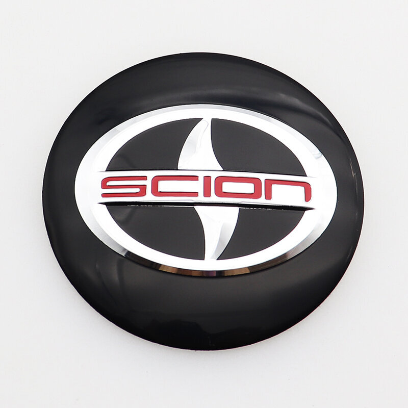 (56 mm musta capSCION) 4 kplScion-logo auton pyörän keskiosa napakorkin vanteen korjausmerkki Pölytiivis suojukset Koristemerkki Autotarvikkeet hinta ja tiedot | Lisätarvikkeet autoiluun | hobbyhall.fi