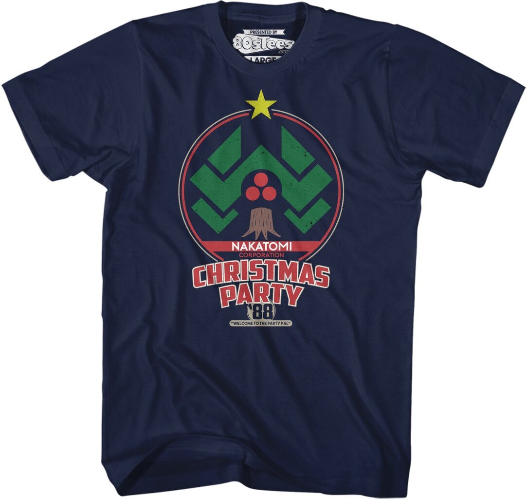 Nakatomi Christmas Party Die Hard T-Shirt hinta ja tiedot | Miesten T-paidat | hobbyhall.fi