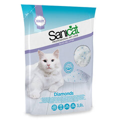 SANICAT Diamonds silikoninen kissanhiekka, 3,8L hinta ja tiedot | Kissanhiekka | hobbyhall.fi