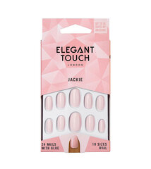 Tekokynnet Elegant Touch Polish Nails Jackie, ranskalainen manikyyri, soikea hinta ja tiedot | Manikyyri- ja pedikyyritarvikkeet | hobbyhall.fi