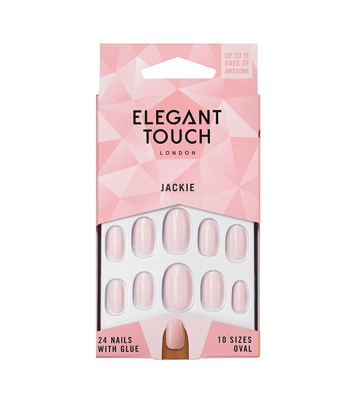 Tekokynnet Elegant Touch Polish Nails Jackie, ranskalainen manikyyri, soikea hinta ja tiedot | Manikyyri- ja pedikyyritarvikkeet | hobbyhall.fi