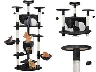 Kynsienteroitustolppa ja maja kissoille, 200 cm hinta ja tiedot | ISO Trade Muoti | hobbyhall.fi