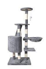 Raapimispuu Alba Grey, 118 cm. hinta ja tiedot | ISO Trade Muoti | hobbyhall.fi