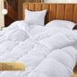 Utopia Bedding peitto 220 x 230 cm pehmeää mikrokuorta, valkoinen hinta ja tiedot | Peitot | hobbyhall.fi