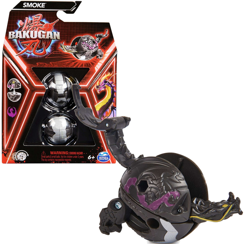 Figuuri Bakugan Smoke Black korteilla Spin Master hinta ja tiedot | Poikien lelut | hobbyhall.fi