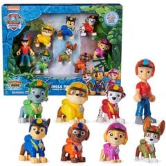 Figuurisetti Paw Patrol Jungle Pups Spin Master, 8 kpl hinta ja tiedot | Poikien lelut | hobbyhall.fi