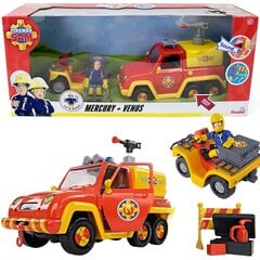 Paloauto lisävarusteilla Simba Fireman Sam Mercury & Venus Fire Vehicles hinta ja tiedot | Poikien lelut | hobbyhall.fi