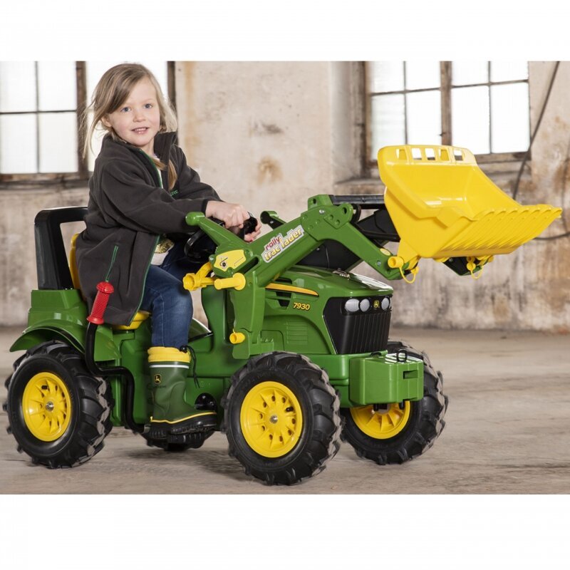 Rolly Toys John Deere vihreä Rolly-traktori kauhalla, vihreä hinta ja tiedot | Poikien lelut | hobbyhall.fi