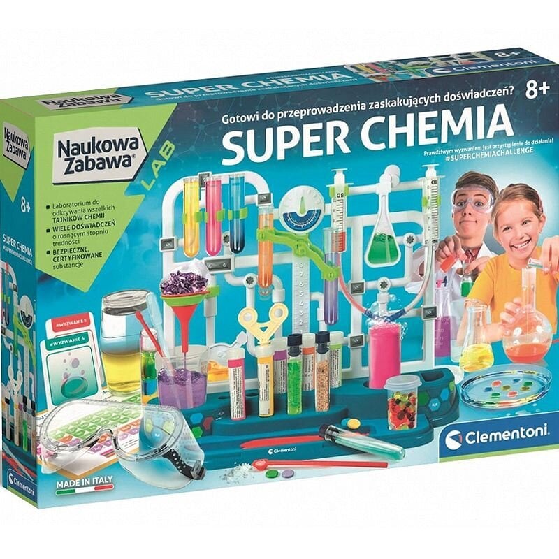 Clementoni Scientific Fun Superkemia 50805 hinta ja tiedot | Poikien lelut | hobbyhall.fi