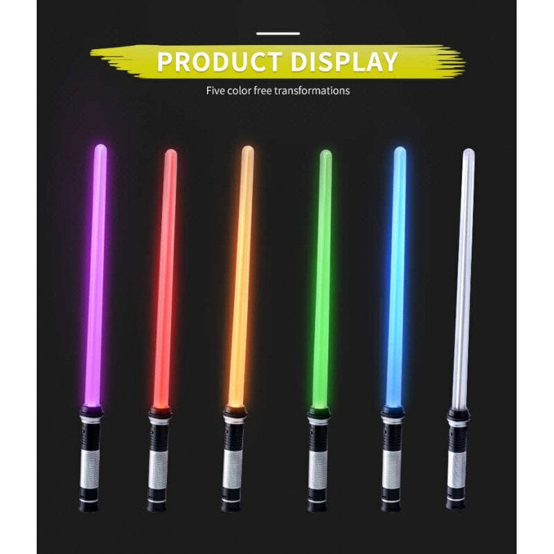 Star Wars -miekat LED-valoilla + korostusäänellä hinta ja tiedot | Poikien lelut | hobbyhall.fi