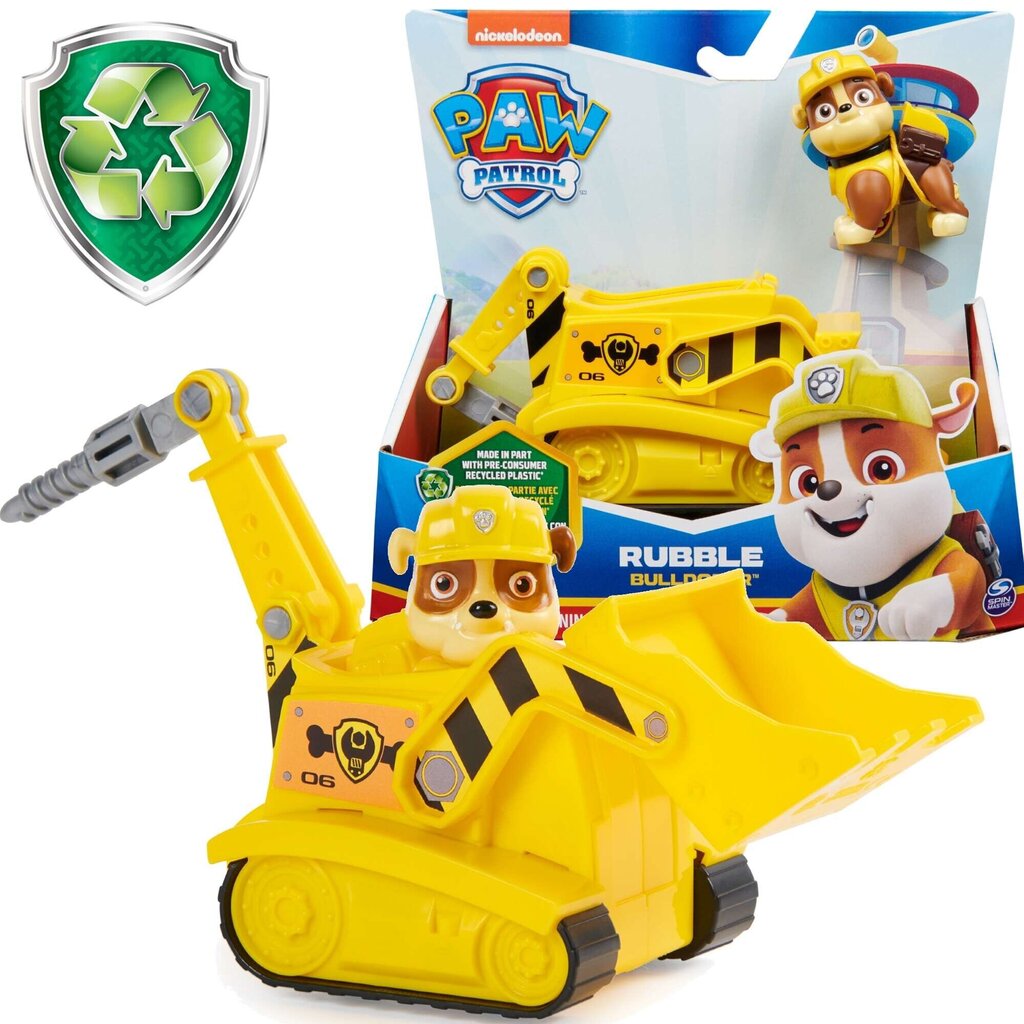 Bulldozer Paw Patrol Rubble 2-in-1 hinta ja tiedot | Poikien lelut | hobbyhall.fi