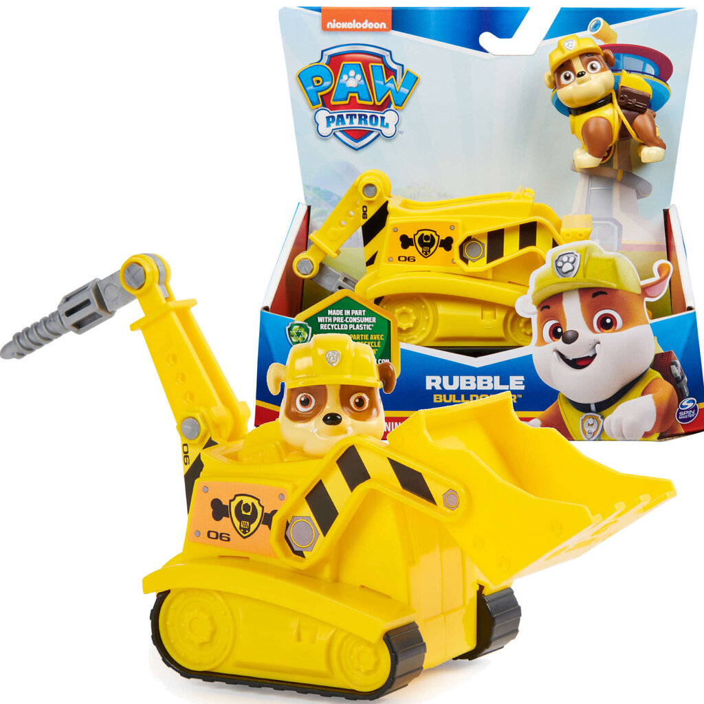 Bulldozer Paw Patrol Rubble 2-in-1 hinta ja tiedot | Poikien lelut | hobbyhall.fi