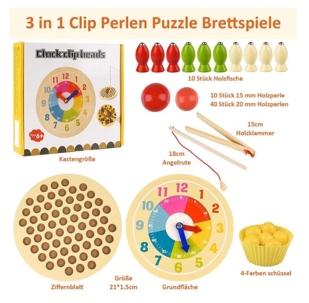 Puinen Montessori lajittelupeli Tikplus hinta ja tiedot | Kehittävät lelut | hobbyhall.fi