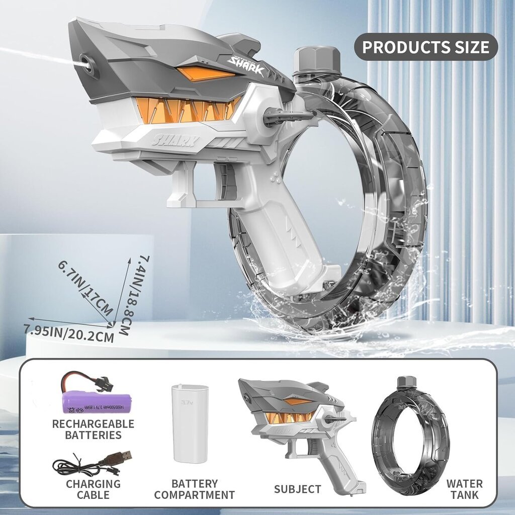 Sähköpistooli KINSAM CY053 hinta ja tiedot | Hiekkalelut ja rantalelut | hobbyhall.fi