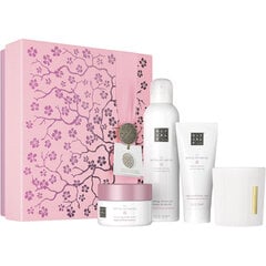 Kosmetiikkasetti Rituals the Ritual of Sakura Medium Gift Set M: vartalovoide, 100 ml + tuoksukynttilä, 140 g + vartalokuorinta, 125 g + suihkugeeli, 200 ml hinta ja tiedot | Vartalovoiteet ja -emulsiot | hobbyhall.fi