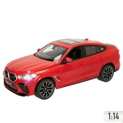 Kaukosäädinauto Rastar BMW X6 M, punainen, 2 kpl. hinta ja tiedot | Poikien lelut | hobbyhall.fi