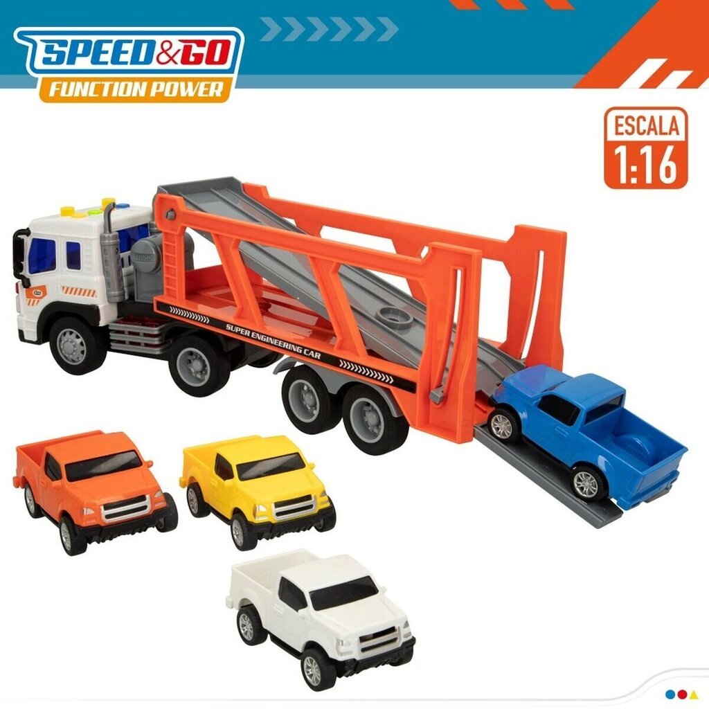 Speed ​​& Go kuorma-auto, eri värejä hinta ja tiedot | Poikien lelut | hobbyhall.fi