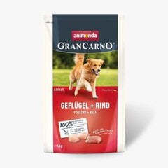 Animonda GranCarno aikuisille koirille, siipikarjan ja naudanlihan kanssa, 4 kg hinta ja tiedot | Koiran kuivaruoka | hobbyhall.fi