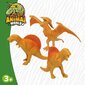 Dinosaur setti Color Baby, keltainen, 4 d, 6 kpl. hinta ja tiedot | Poikien lelut | hobbyhall.fi