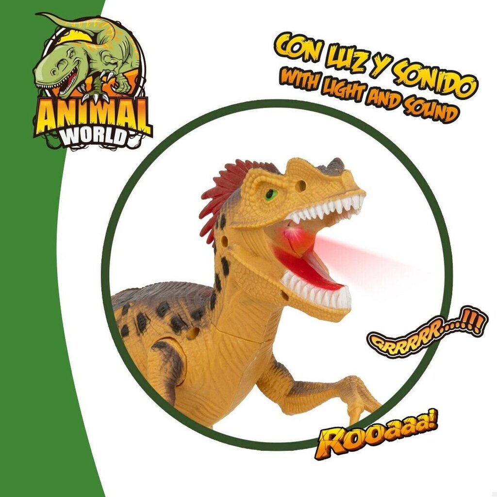 Dinosaur setti Color Baby, keltainen, 4 d, 6 kpl. hinta ja tiedot | Poikien lelut | hobbyhall.fi