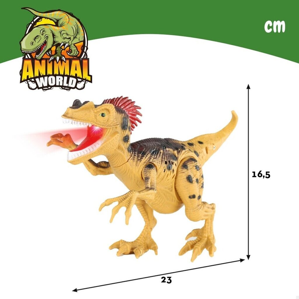 Dinosaur setti Color Baby, keltainen, 4 d, 6 kpl. hinta ja tiedot | Poikien lelut | hobbyhall.fi