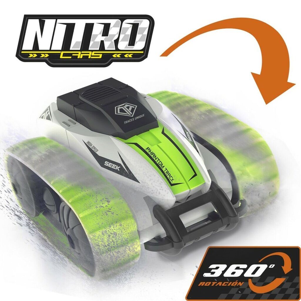 Speed ​​​​& Go Crazy Stunt RC -auto, vihreä hinta ja tiedot | Poikien lelut | hobbyhall.fi