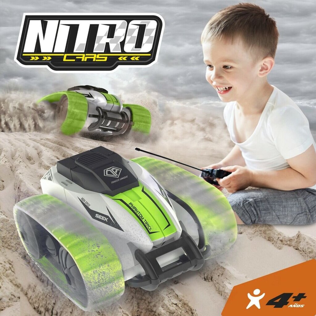 Speed ​​​​& Go Crazy Stunt RC -auto, vihreä hinta ja tiedot | Poikien lelut | hobbyhall.fi