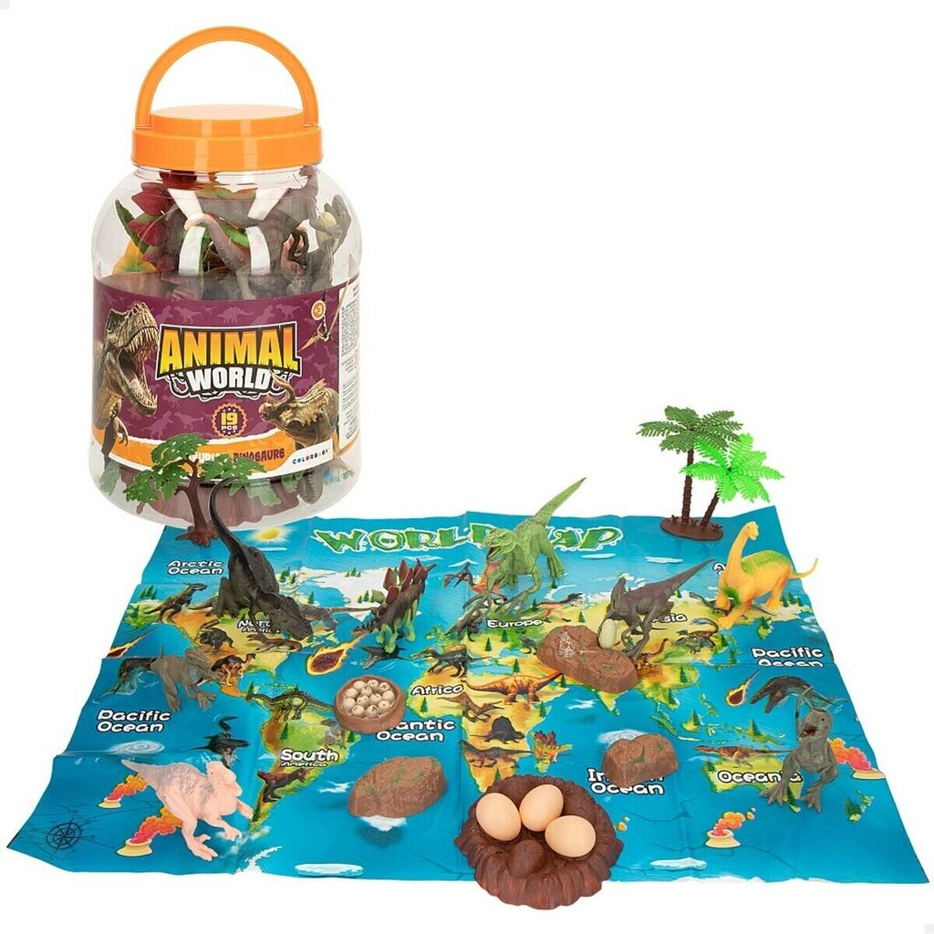 Sarja dinosaurushahmoja Colorbaby, 6 kpl. hinta ja tiedot | Poikien lelut | hobbyhall.fi