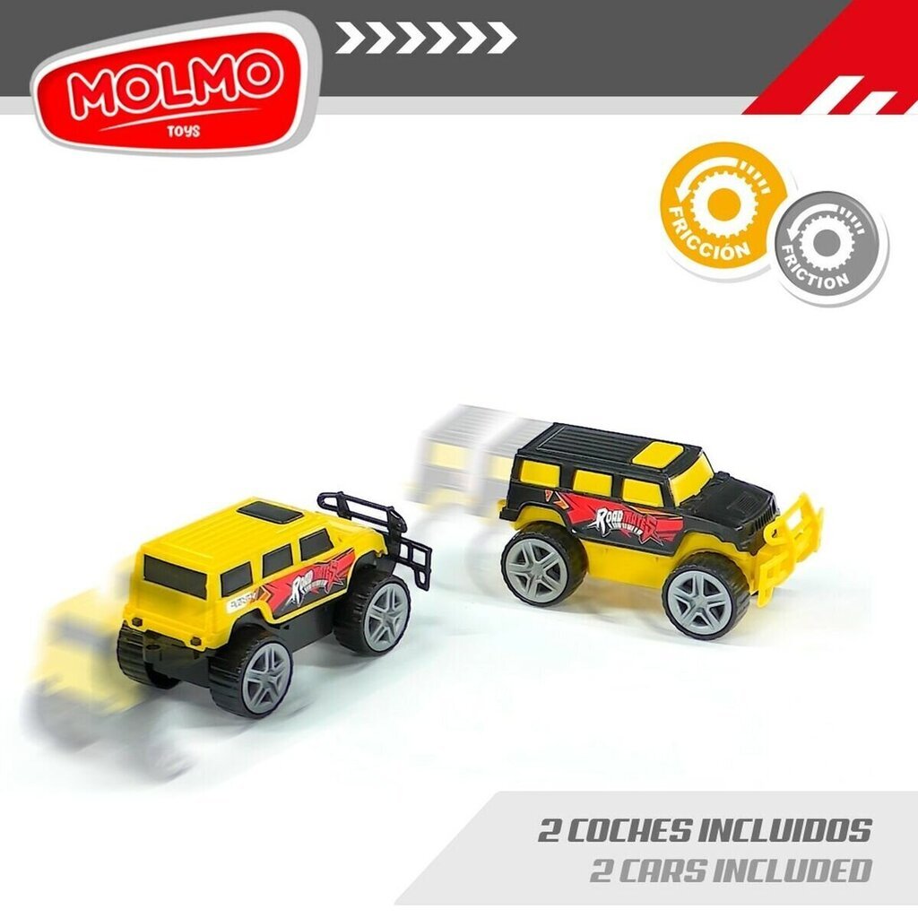 Leluauto tarvikkeineen Color Baby, 3 d, 4 kpl. hinta ja tiedot | Poikien lelut | hobbyhall.fi