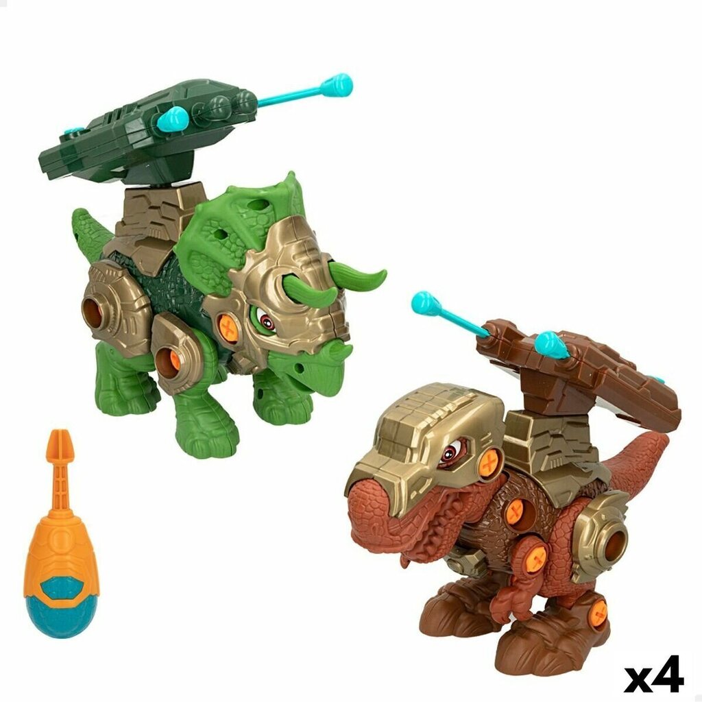 Dinosaur setti Color Baby, vihreä/ruskea, 4 kpl. hinta ja tiedot | Poikien lelut | hobbyhall.fi