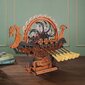 3D puinen mekaaninen rakennussetti Viking Dragon Ship hinta ja tiedot | LEGOT ja rakennuslelut | hobbyhall.fi