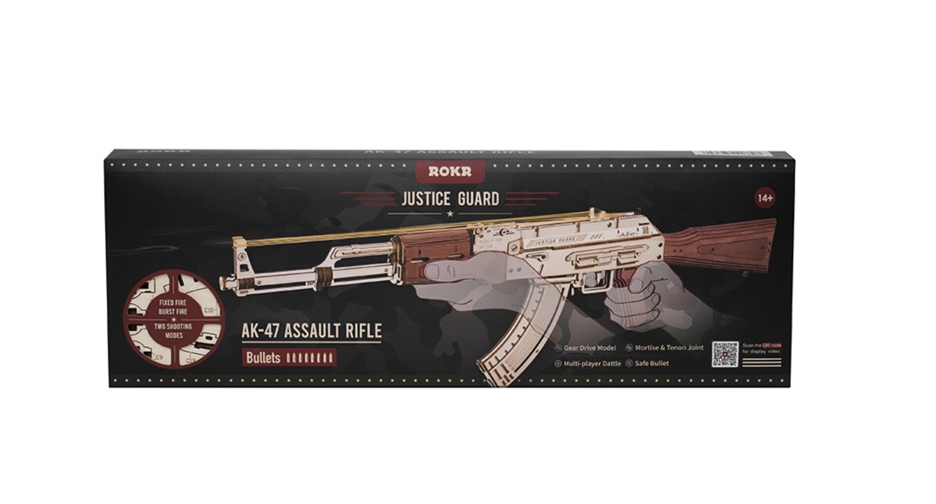 3D puinen mekaaninen rakennussetti AK-47 hinta ja tiedot | LEGOT ja rakennuslelut | hobbyhall.fi