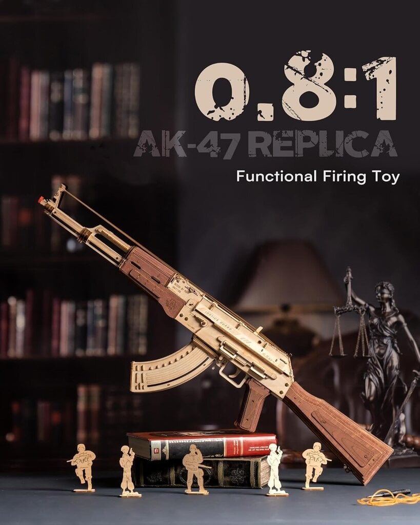 3D puinen mekaaninen rakennussetti AK-47 hinta ja tiedot | LEGOT ja rakennuslelut | hobbyhall.fi