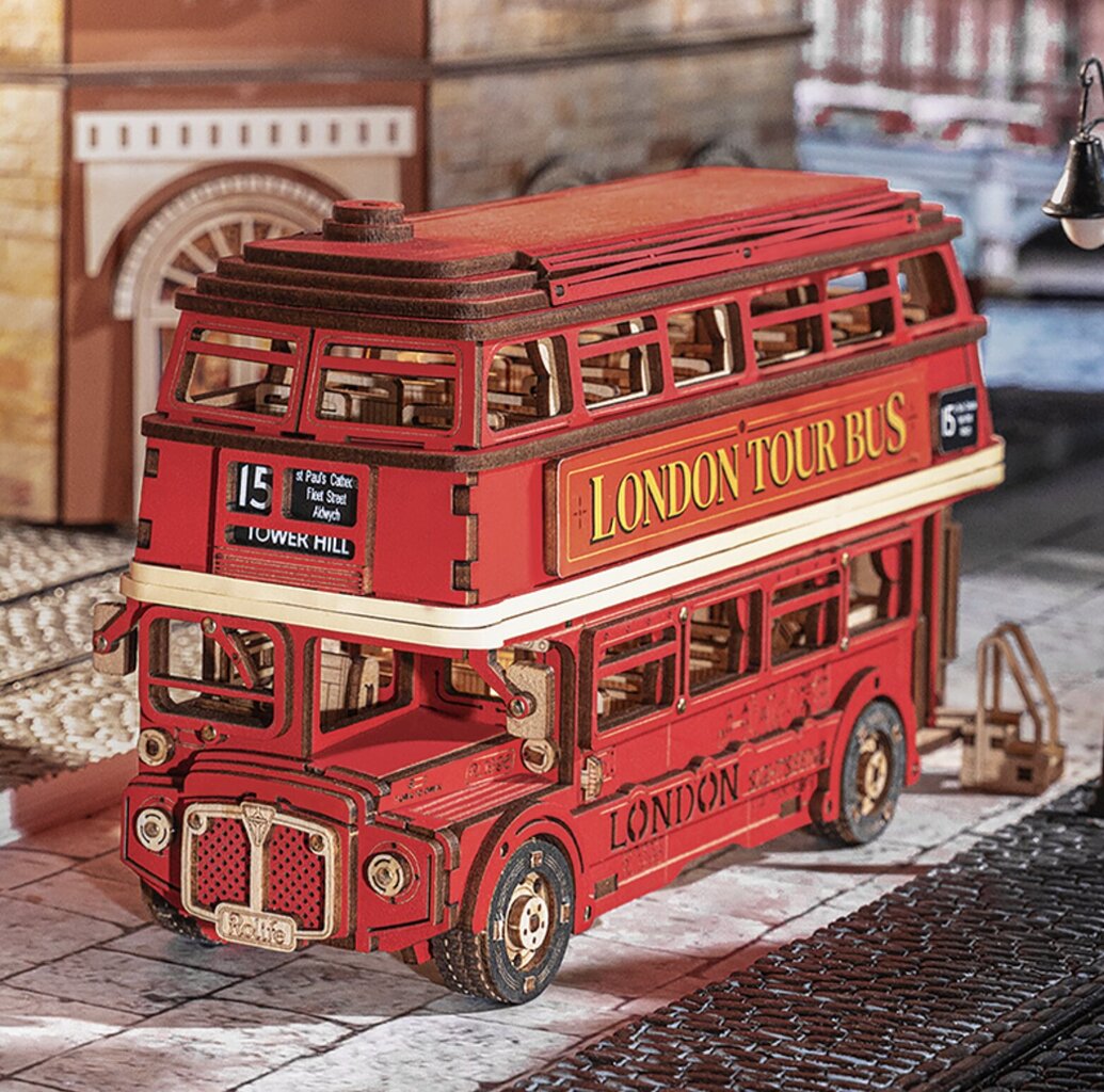 3D puinen rakennussetti London Tour Bus hinta ja tiedot | LEGOT ja rakennuslelut | hobbyhall.fi