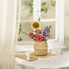 3D puinen rakennussetti Flower Bouquet hinta ja tiedot | LEGOT ja rakennuslelut | hobbyhall.fi