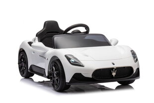 Maserati GT Cabrio sähköauto lapsille MP3 LED valkoinen Sun Baby hinta ja tiedot | Lasten sähköautot | hobbyhall.fi