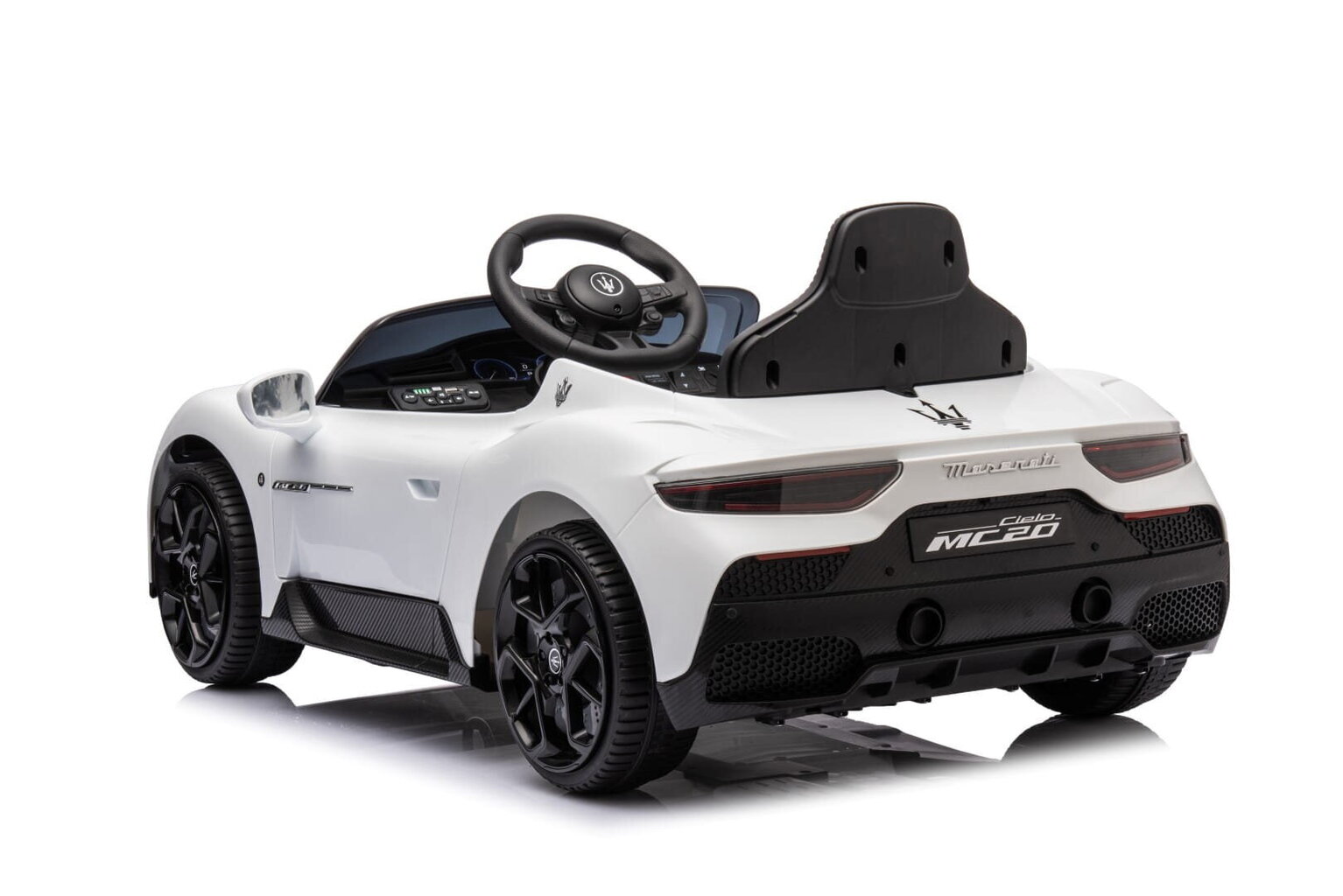 Maserati GT Cabrio sähköauto lapsille MP3 LED valkoinen Sun Baby hinta ja tiedot | Lasten sähköautot | hobbyhall.fi